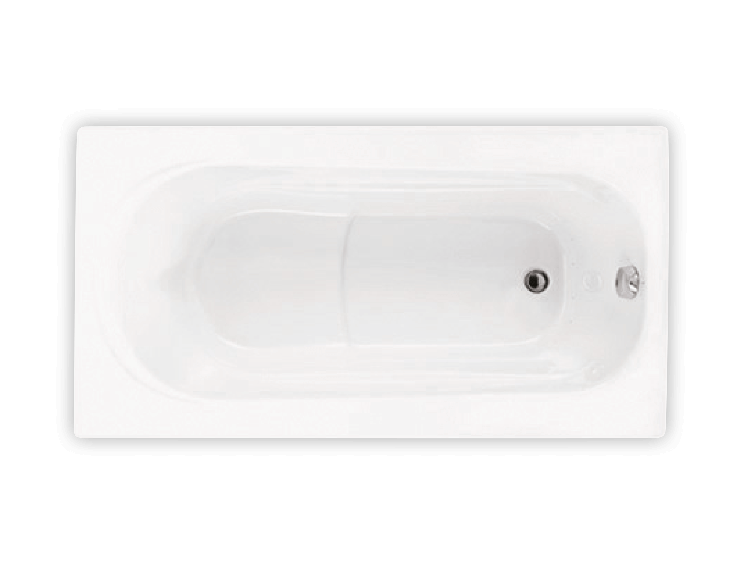 Bainultra Amma® 6032 alcove drop-in air jet bathtub for your modern bathroom