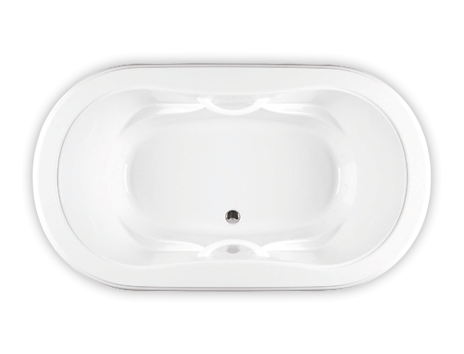 Bainultra Elegancia 7236 two person large air jet bathtub for your master bathroom