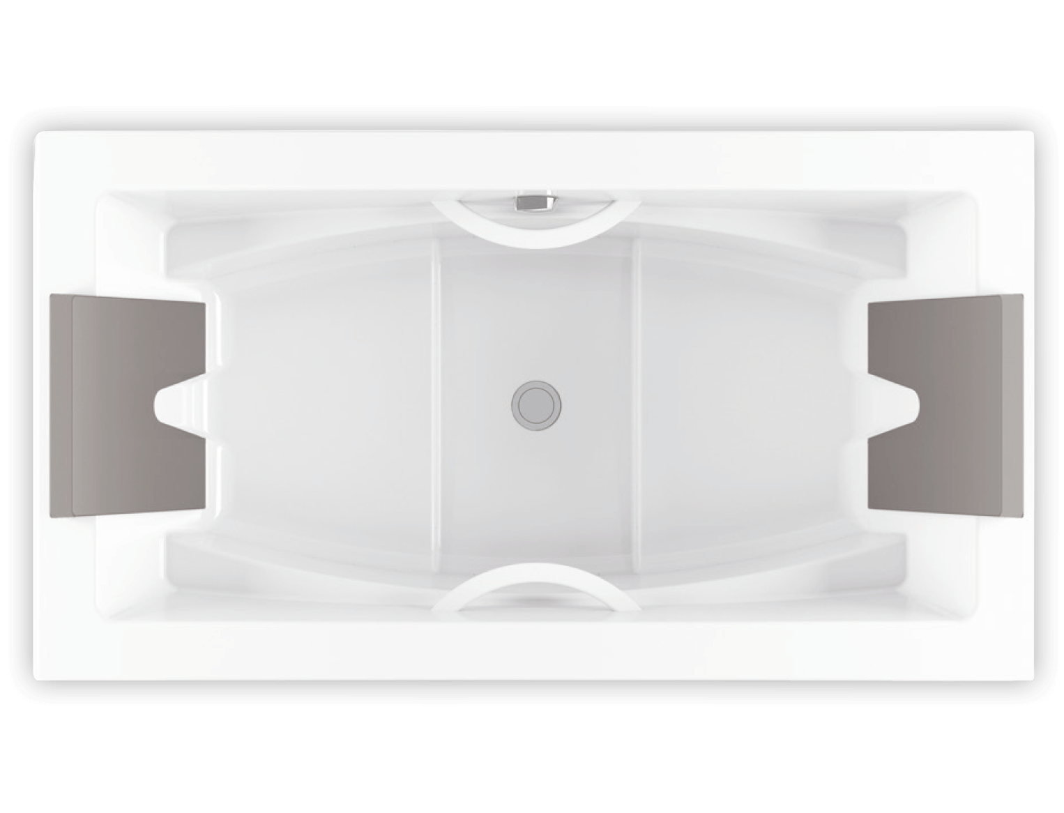 Bainultra Inua® 7240 two person drop-in air jet bathtub for your modern bathroom