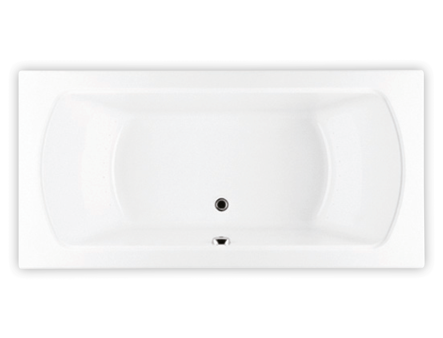 Bainultra Meridian® 60 two person large air jet bathtub for your modern bathroom