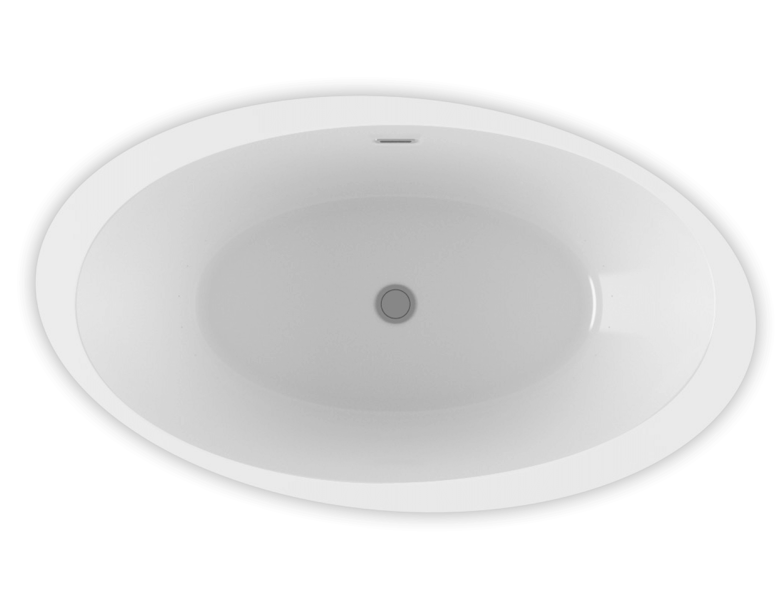 Opalia 6839 Oblique Ellipse Left air jet bathtub for your modern bathroom