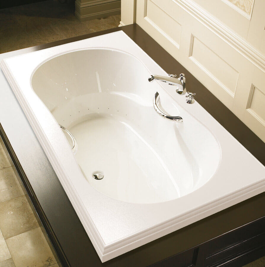 Bainultra Elegancia 6636 alcove drop-in air jet bathtub for your Victorian bathroom Bainultra Elegancia 6636 alcove drop-in air jet bathtub for your Victorian bathroom