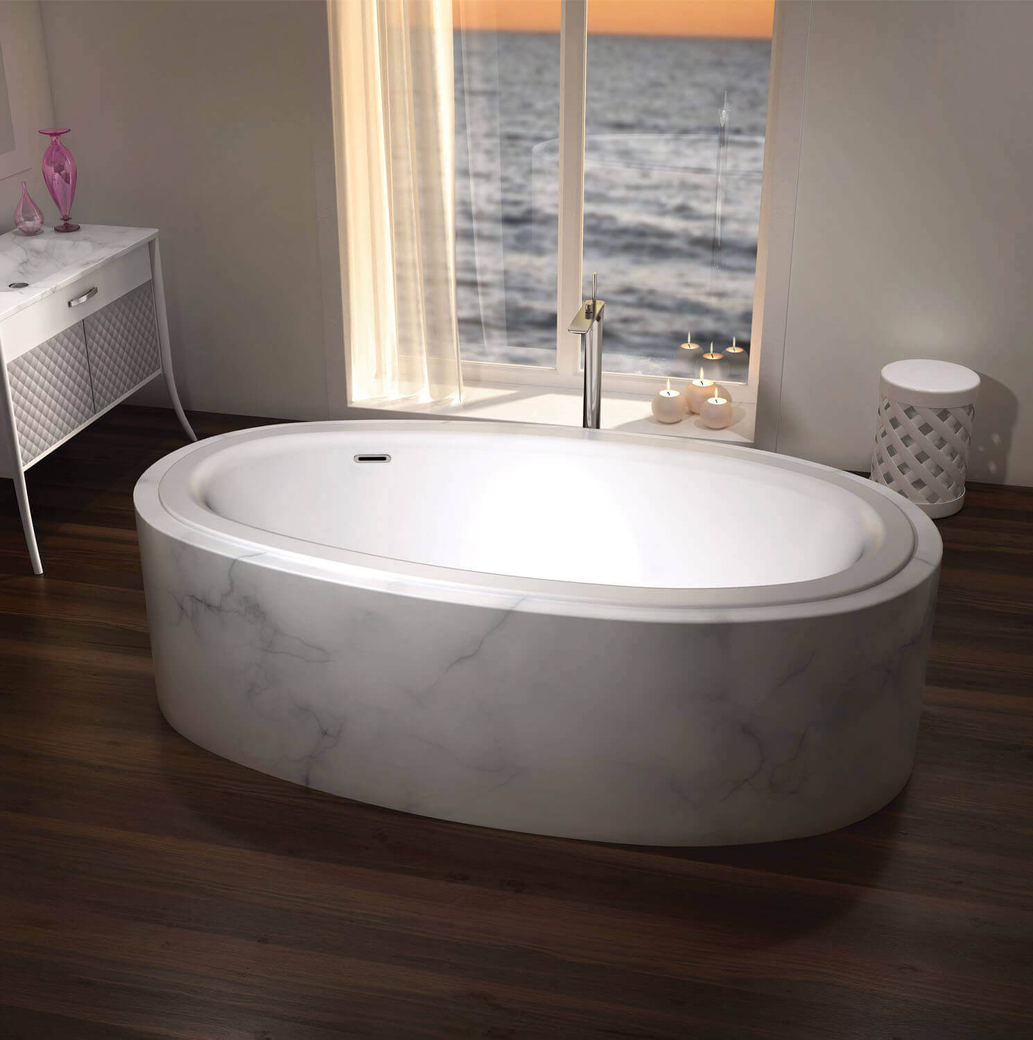 Essencia Design 7438 air jet bathtub for your master bathroom