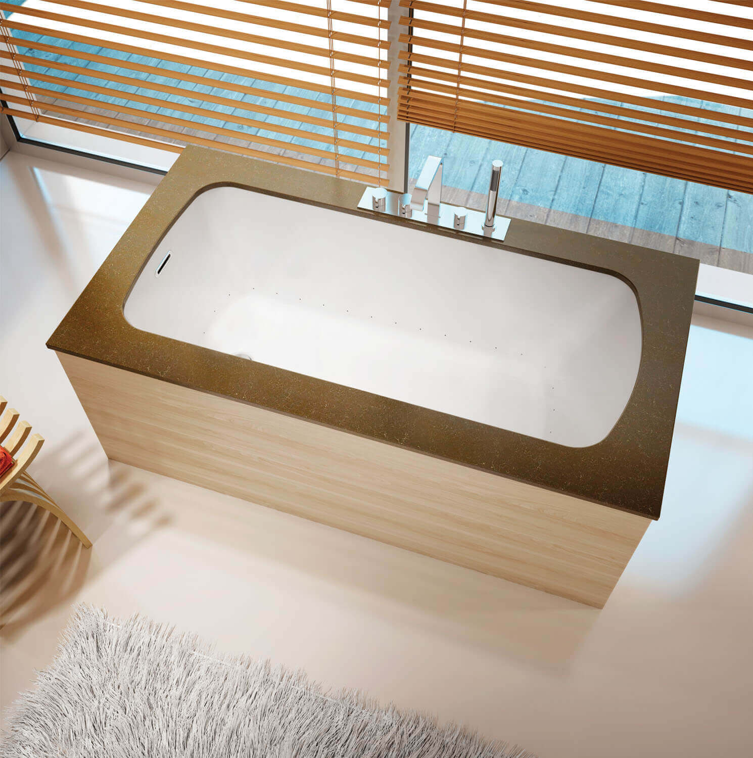 Monarch 6032 air jet bathtub for your modern bathroom
