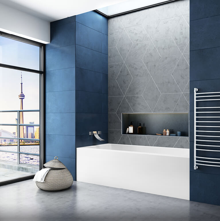 Bain de Ville alcove bathtub for your master bathroom