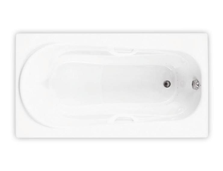 Bainultra Amma® 6636 alcove drop-in air jet bathtub for your modern bathroom