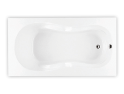 Bainultra Azur collection alcove drop-in air jet bathtub for your modern bathroom