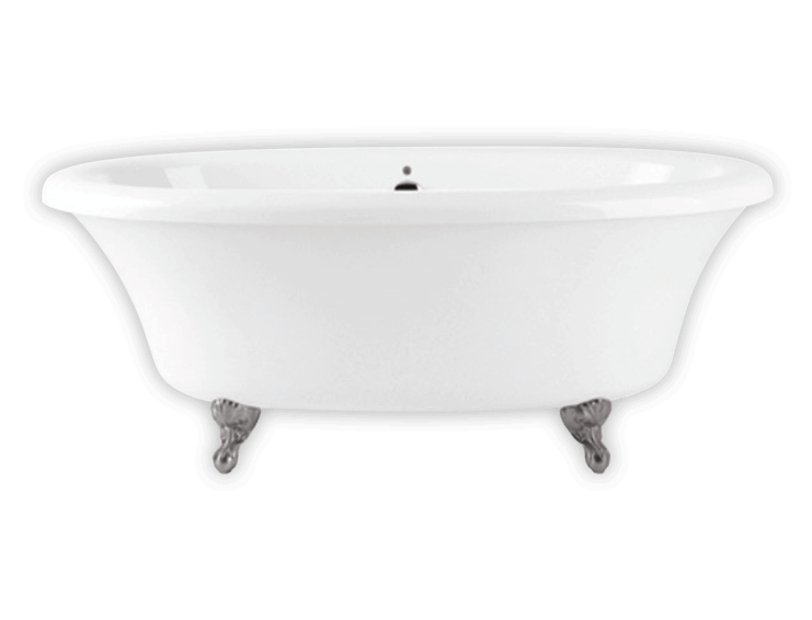 Bainultra Cella 6636 clawfoot air jet bathtub for your modern bathroom