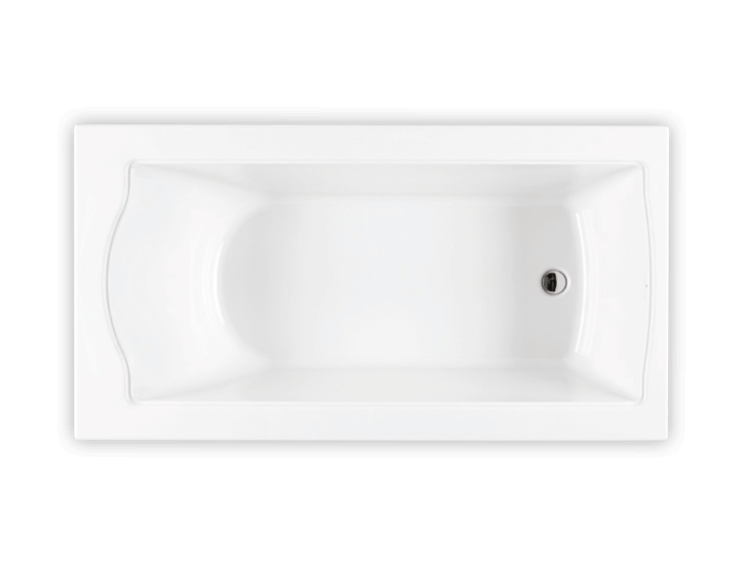 Bainultra Elegancia 6032 alcove drop-in air jet bathtub for your Victorian bathroom