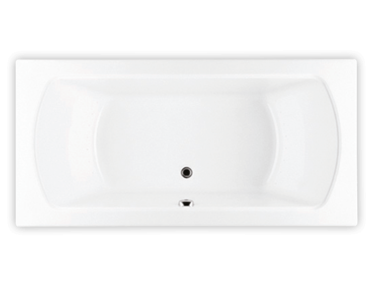 Bainultra Meridian® 50 alcove drop-in air jet bathtub for your modern bathroom