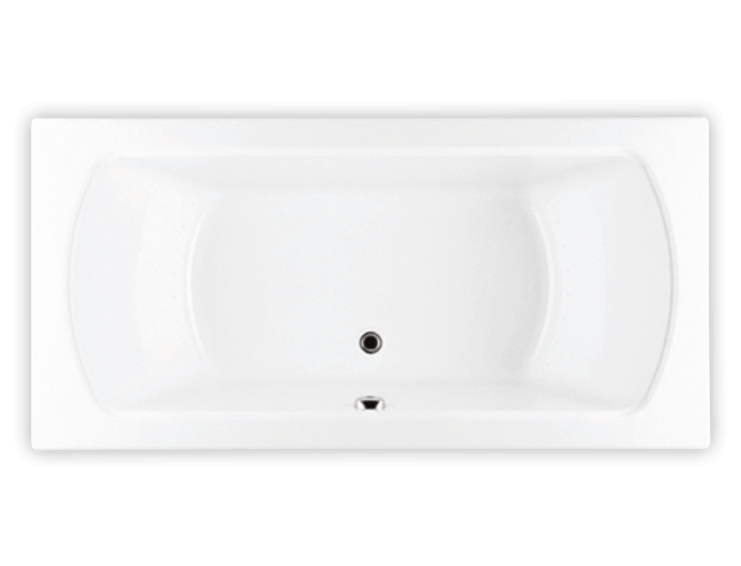 Bainultra Pro-Meridian 55 alcove drop-in air jet bathtub for your modern bathroom