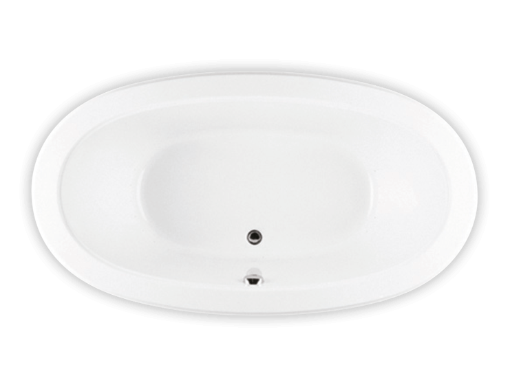 Bainultra Ellipse® 6636 drop-in air jet bathtub for your modern bathroom