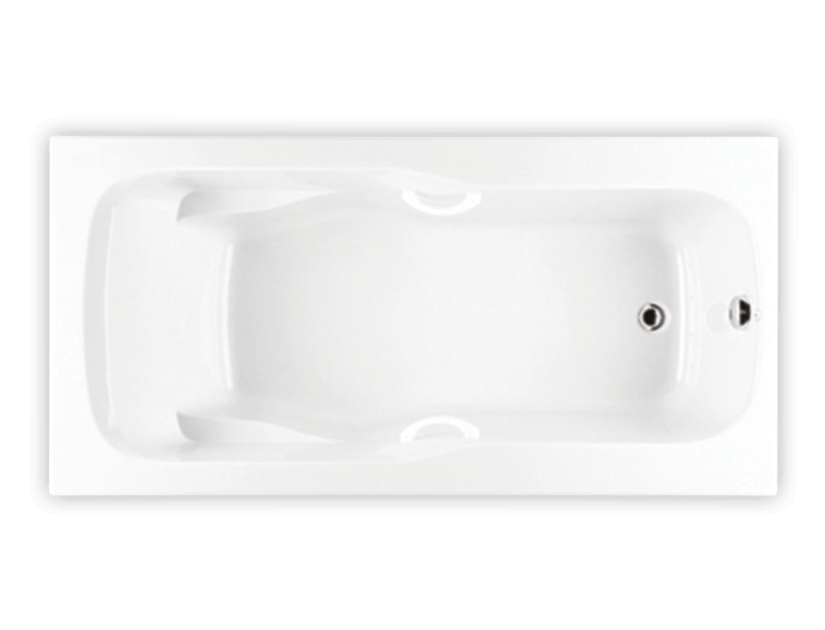 Bainultra Thalassa 50 alcove drop-in air jet bathtub for your modern bathroom