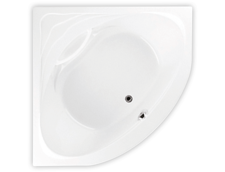 Bainultra Sensation corner drop-in air jet bathtub for your modern bathroom