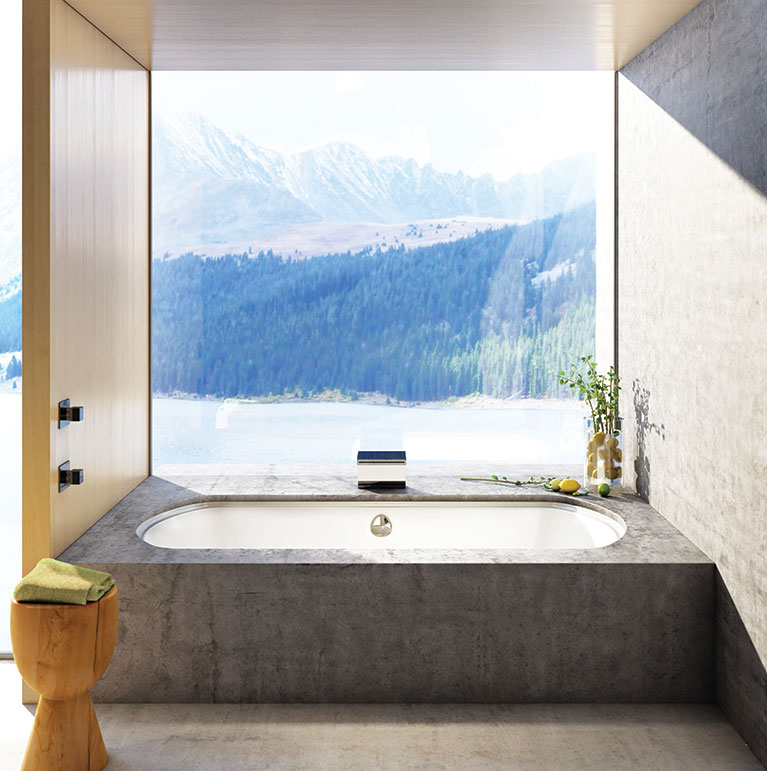 Bainultra Meridian® 50 alcove drop-in air jet bathtub for your modern bathroom Bainultra Meridian® 50 alcove drop-in air jet bathtub for your modern bathroom